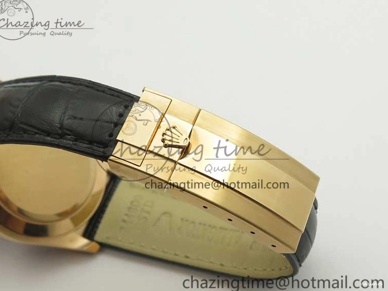 Leather 1:1 Gold Noob Rose Daytona RG Dial Edition SA4130 Best Strap On 116515 0416